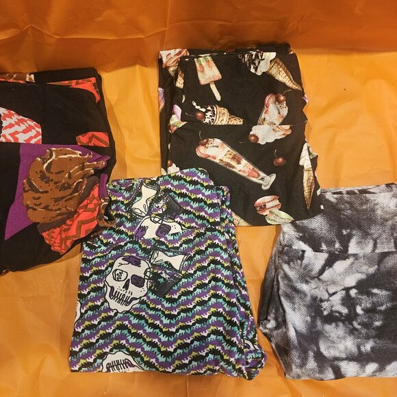 4 pairs of LuLaRoe Leggings- One Size - Picture 1 of 1